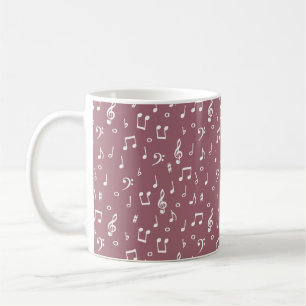 musical symbols  coffee mug