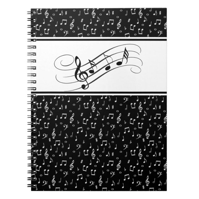 musical symbols notebook (Front)