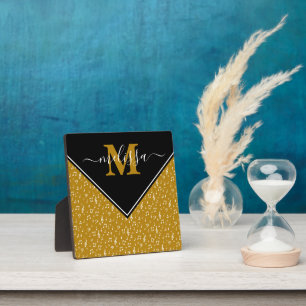 Musical symbols personalised plaque