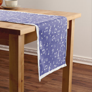 musical symbols short table runner