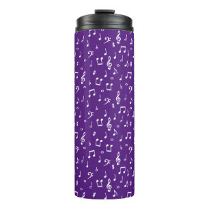 musical symbols  thermal tumbler