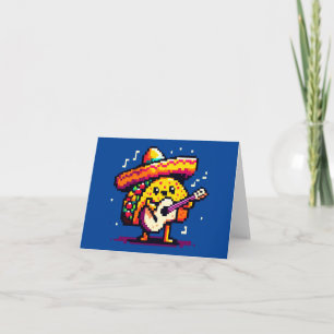 Musical Taco: 8-Bit Fiesta Fun Card