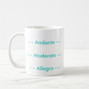 Musical Tempos Mug