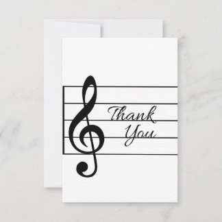 Musical Thank You Card 3