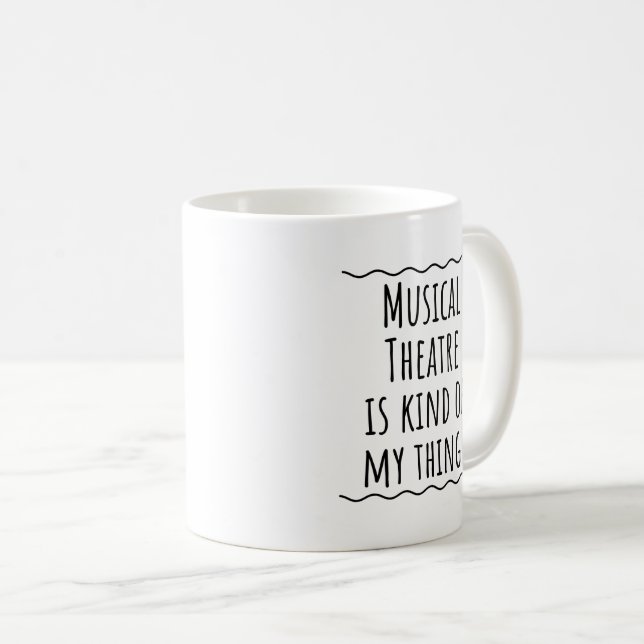 Musical Theatre Gift Mug Coffee Cup (Front Right)
