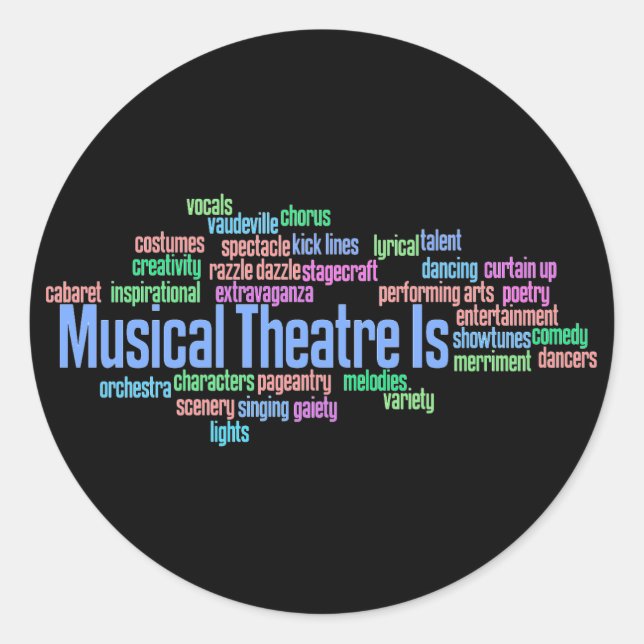 Musical Theatre Is Stickers (Front)