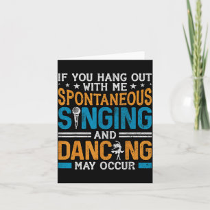 Musical Theatre Nerds Theater Geek Drama Lover Act Card