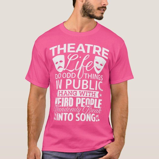 Musical Theatre Shirt Theatre Lover Drama Club Ope (Front)