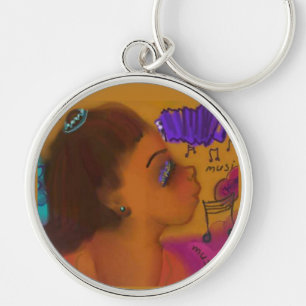 Musical Theme Key Ring