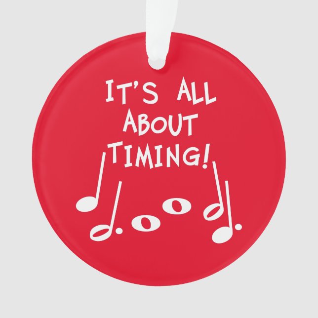 Musical Timing Ornament (Front)