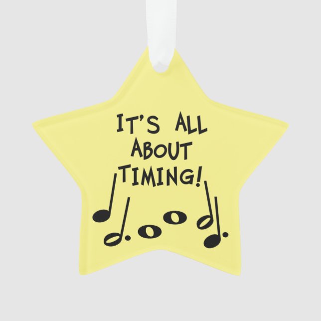 Musical Timing Ornament (Front)