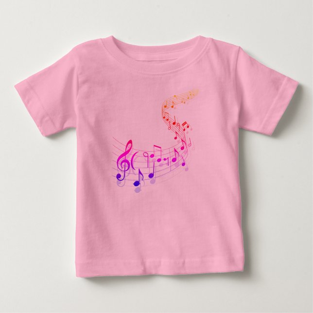 Musical Toddler Ruffle Tee (Front)