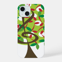 Musical Treble Cherry Notes Tree Whimsical Nature