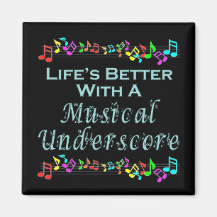 Musical Underscore Magnet