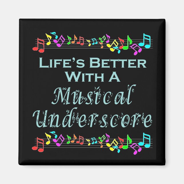 Musical Underscore Magnet (Front)