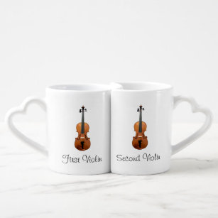 Musical Violins Coffee Mug Set