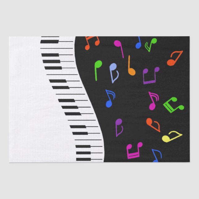 Musical Waves Tissue Paper (Front)