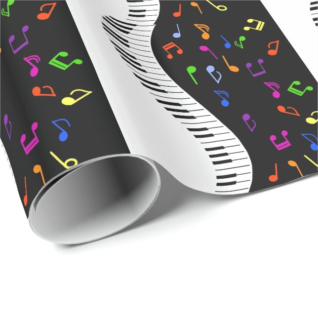 Musical Waves Wrapping Paper (Roll Corner)