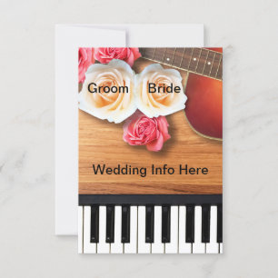 Musical Wedding Invitation
