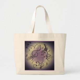 "MUSICALLY INSPIRED" tote bag