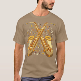 Musican Saxophonist Jazz Music Saxophone T-Shirt