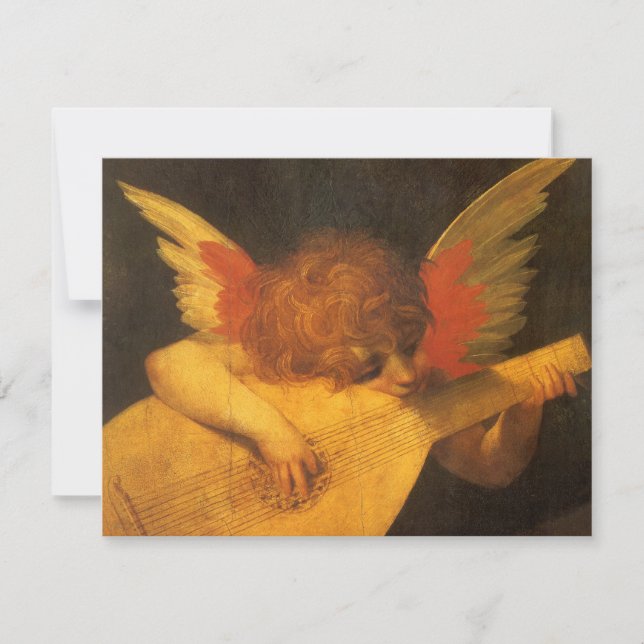Musician Angel Playing Lute by Rosso Fiorentino (Front)