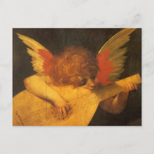 Musician Angel Playing Lute by Rosso Fiorentino Postcard