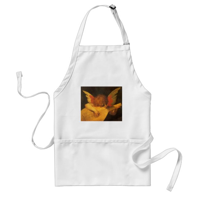 Musician Angel Playing Lute by Rosso Fiorentino Standard Apron (Front)