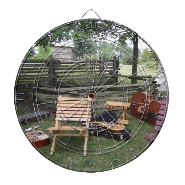 Musician Band Camp Dartboard (Front)