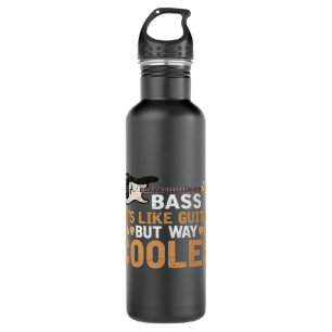 Musician Bass Player Guitarist Gift Bass Guitar 710 Ml Water Bottle