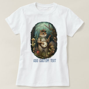 Musician chipmunk playing banjo, chipmunk Lover T-Shirt