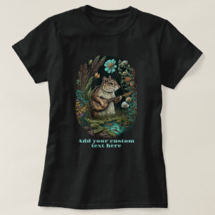 Musician Chipmunk playing Guitar, Chipmunk Lovers T-Shirt