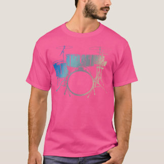 Musician Drummer Gift Idea Music Drums T-Shirt