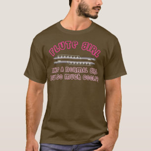 Musician Flute Girl Flautist T-Shirt