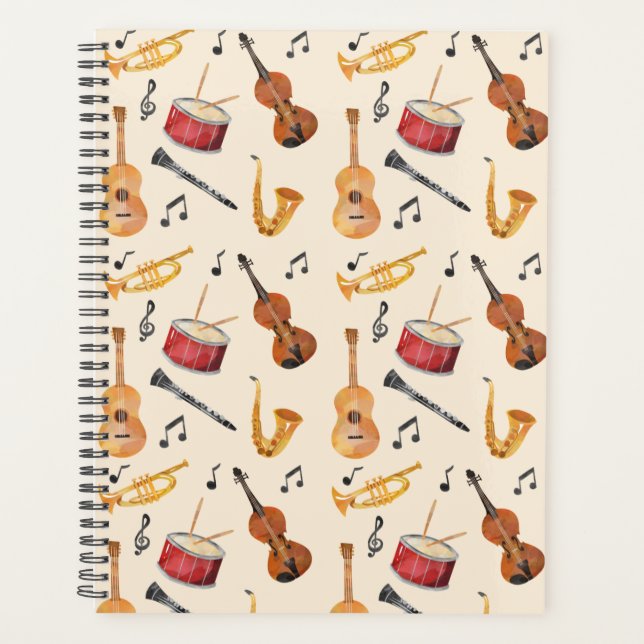 Musician Gift Music Teacher Organiser Music Themed (Front)