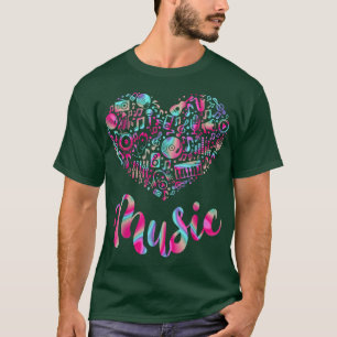 Musician Gift Musical Instrument Music Notes - Tie T-Shirt