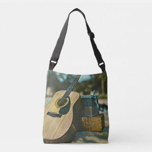 musician guitar lovers gift crossbody bag