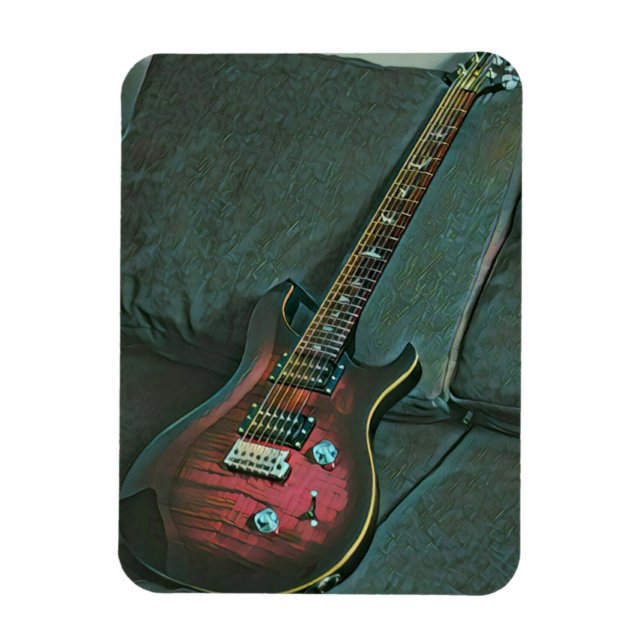 musician guitar lovers gift magnet (Vertical)