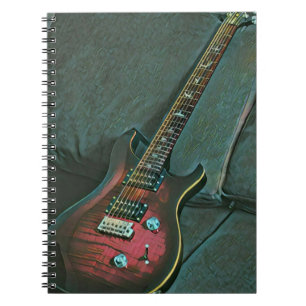 musician guitar lovers gift notebook
