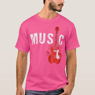 Musician Guitar Player Electro Acoustic Guitarist T-Shirt