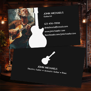 Musician Guitarist Business Card