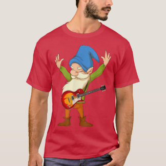 Musician Guitarist Gnome Guitar Player Music Nordi T-Shirt