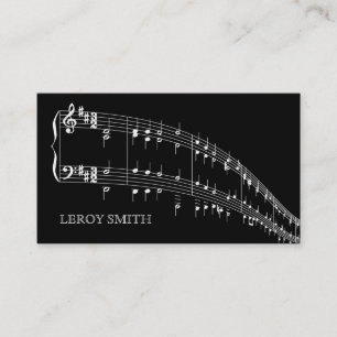 Musician Guitarist Singer Band Artist Publicity Business Card