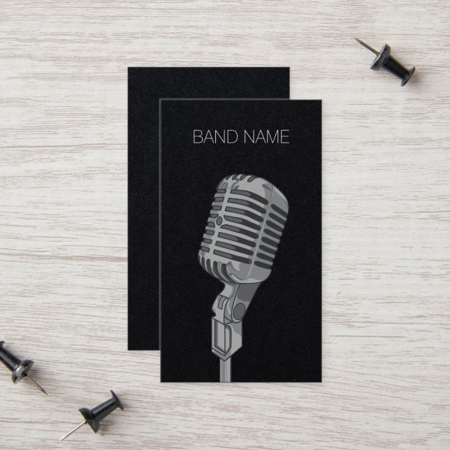 Musician Guitarist Singer Band Artist Publicity Ca Calling Card (Front/Back In Situ)