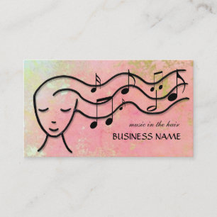 musician, hairstylist, dancer, singer business card