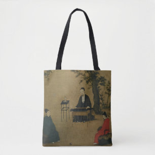 Musician In The Garden Tote Bag