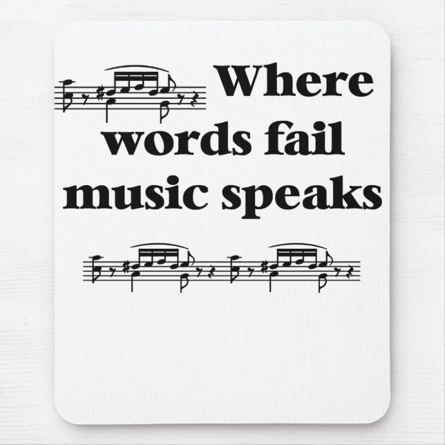 Musician Mouse Pad (Front)