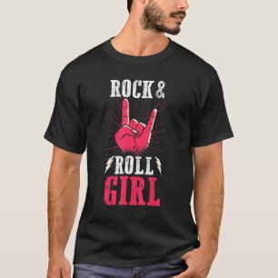 Musician Music Rocker Rock 'n Roll Girl T-Shirt