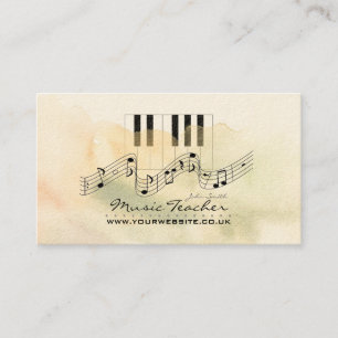 Musician/Music Teacher (Piano 2) Business Card