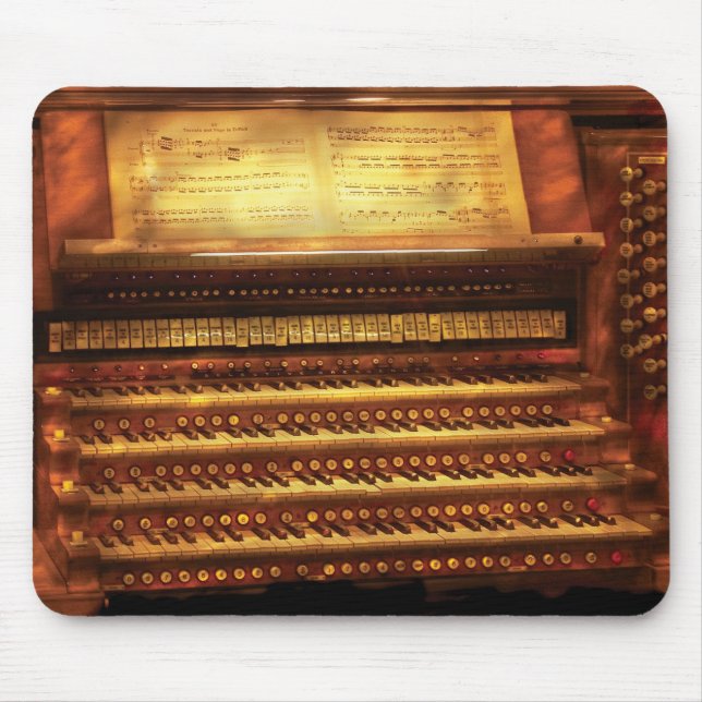 Musician - Organist - The Pipe Organ Mouse Mat (Front)